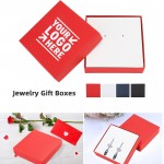 2.87 x 2.87 x 1.38 Inches Jewelry Gift Box Logo Branded