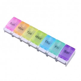 Press Weekly Medicine Box Pill Organizer Logo Branded