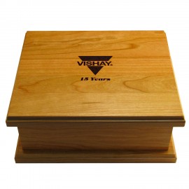 Custom Imprinted 10.5" Wood Jewelry Box  Custom Imprinted 10.5" Wood Jewelry Box