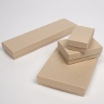 Jewelry Boxes (8"x2"x.875") (Oatmeal Beige) Logo Branded