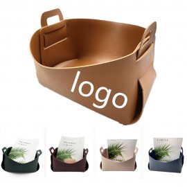 Logo Branded Leather Organizer Jewelry Box Storage Bag