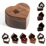 Logo Branded Wooden Jewelry Ring Box