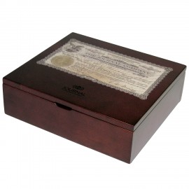 9" Wood Presentation Box Custom Imprinted