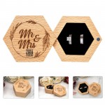 Mr. and Mrs. Wedding Ring Box Logo Branded