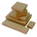 Custom Imprinted Jewelry Boxes (3.5"x3.5"x2") (Tan Kraft)