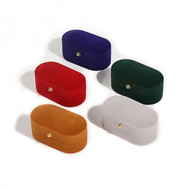 Custom Printed PU Jewelry Box Travel Jewelry Case Ring Box
