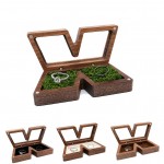 Custom Wooden Engagement Ring Box Custom Printed