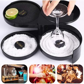 3 Tier Bar Glass Rimmer for Margarita Custom Imprinted