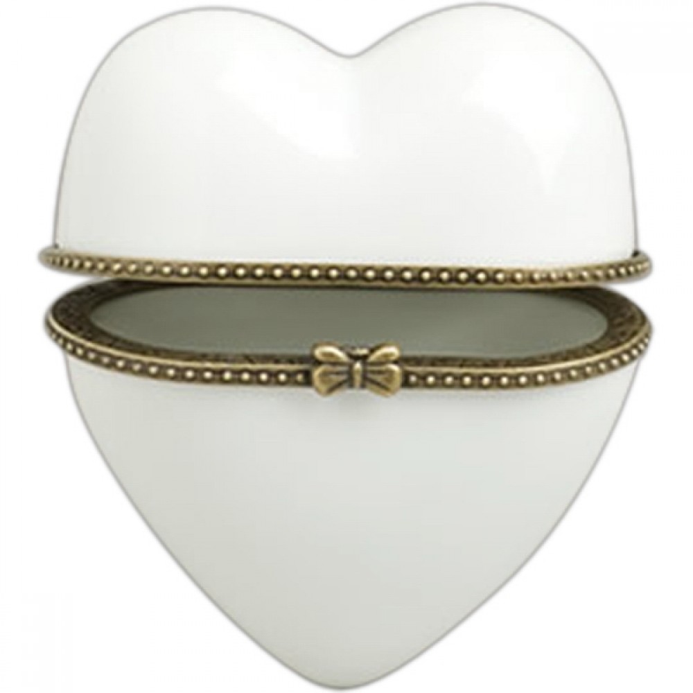 Puffed Heart Shape Box w/ Antique Gold Hinge Custom Printed Puffed Heart Shape Box w/ Antique Gold Hinge Custom Printed