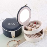 Round Jewelry Box/Organizer Custom Printed