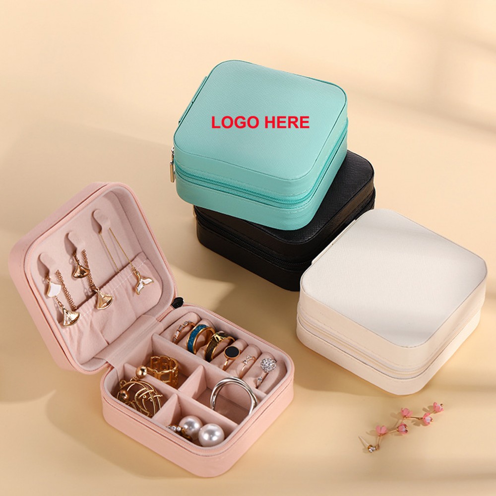 Custom Printed PU Leather Small Jewelry Box