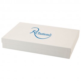 Logo Branded Natural Kraft or White Jewelry Box (8"x5.5"x1.25")  Logo Branded Natural Kraft or White Jewelry Box (8"x5.5"x1.25")