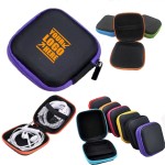 Custom Imprinted Charger data cable earphone storage box