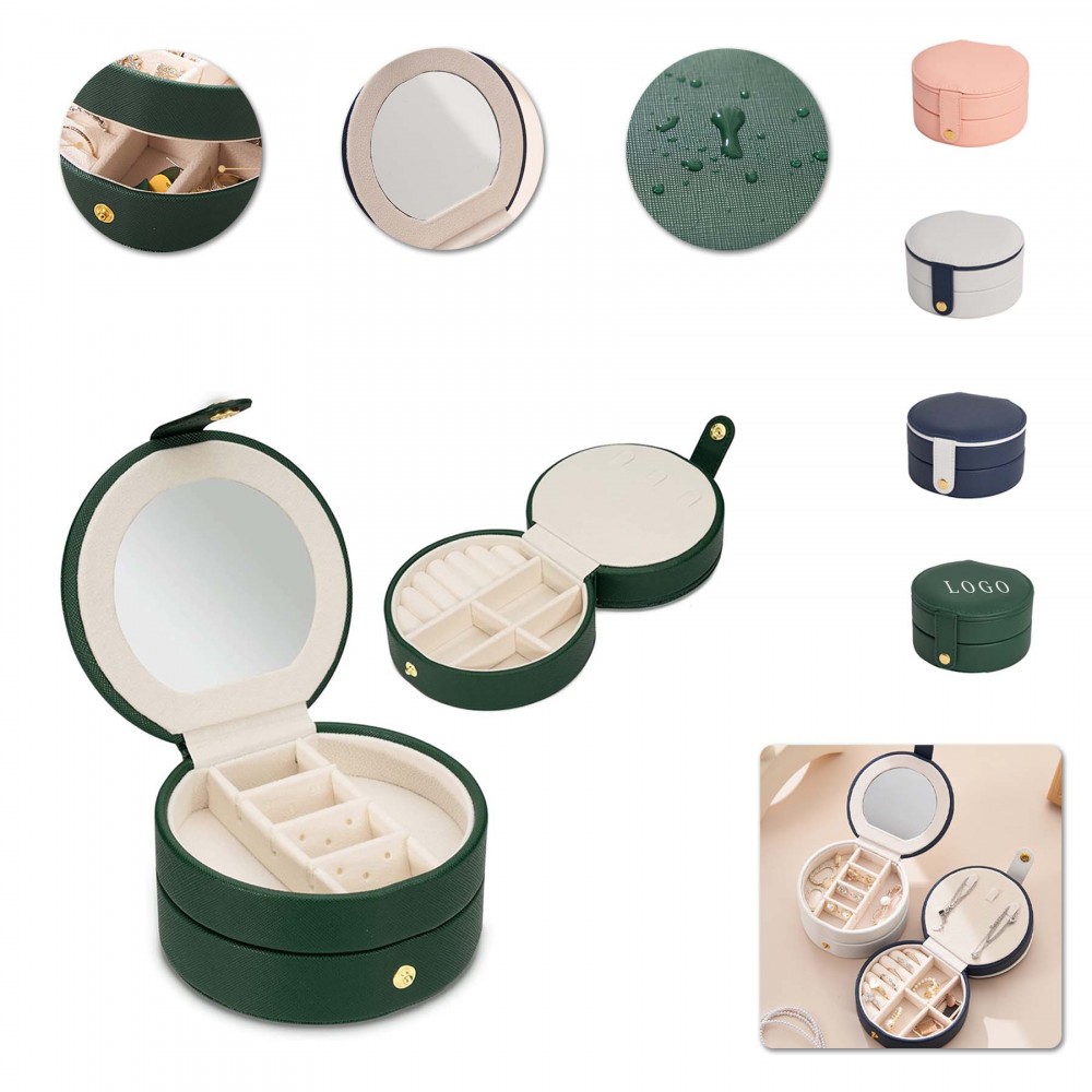 Custom Imprinted High-value Exquisite Leather Jewelry Box
