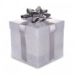 Silver LED Gift Box Custom Imprinted