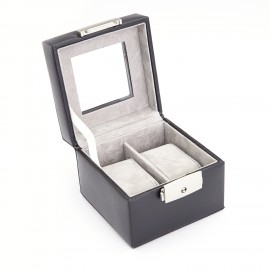 Custom Printed Luxury 2 Slot Watch Box  Custom Printed Luxury 2 Slot Watch Box