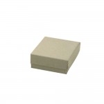 Jewelry Boxes (3.5"x3.5"x2") (Oatmeal Beige) Logo Branded