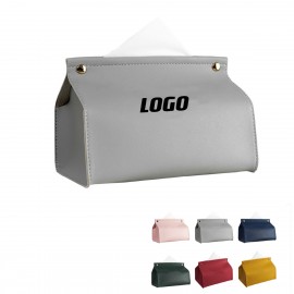 Leather Tissue Box Custom Printed  Leather Tissue Box Custom Printed