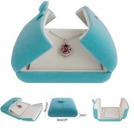 Velvet Double Layer Function Jewelry Box Custom Printed