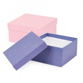 Kraft Color Jewelry Box (3 1/2" x 3 1/2" x 1 7/8") Logo Branded