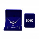 Logo Branded Velvet Jewelry Set Box
