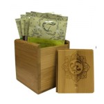 Logo Branded Bamboo Tea Gift Box With Stash Tea