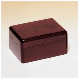 Custom Printed Rosewood Piano Finish Jewelry Box with Felt Lining - JWL13