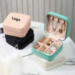 Custom Printed Travel Mini Jewelry Box Ring Earrings Organizer Case