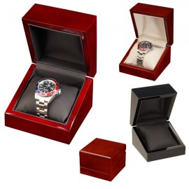 Custom Printed Wood Grain Finish Single Watch Box  Custom Printed Wood Grain Finish Single Watch Box