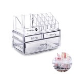 Logo Branded Large Capacity Clear Cosmetics Storage Box