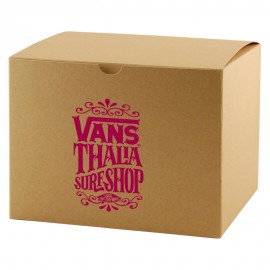 Natural Kraft Gift Box (6"x6"x4") Custom Printed