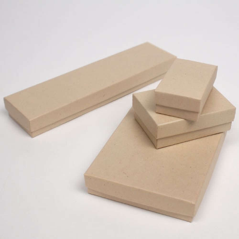 Jewelry Boxes (3.063"x2.125"x1") (Oatmeal Beige) Custom Imprinted Jewelry Boxes (3.063"x2.125"x1") (Oatmeal Beige) Custom Imprinted
