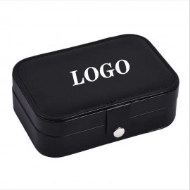 Logo Branded Double-Layer Jewelry Storage Box