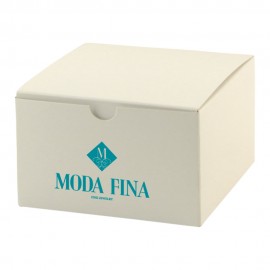 White Gloss Gift Box (5"x5"x3") Custom Imprinted  White Gloss Gift Box (5"x5"x3") Custom Imprinted