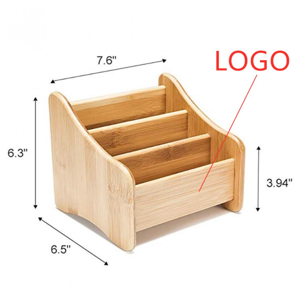 Custom Printed Custom Wooden Desktop Organizer Custom Printed Custom Wooden Desktop Organizer
