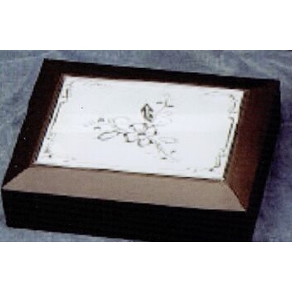 Custom Printed Jewelry Box w/Flower Insert