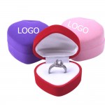 Heart Shaped Rings Box Logo Branded