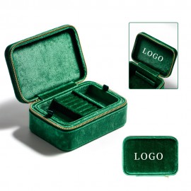 Logo Branded Velvet Jewelry Box