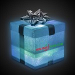 Silver LED Gift Box Custom Printed