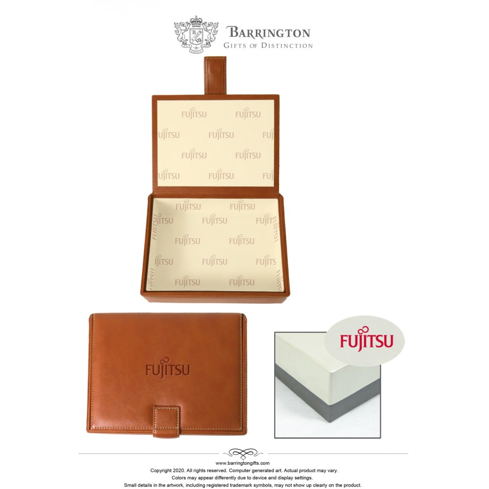 Hampton Leather Box-Milan (Vegan) Custom Printed