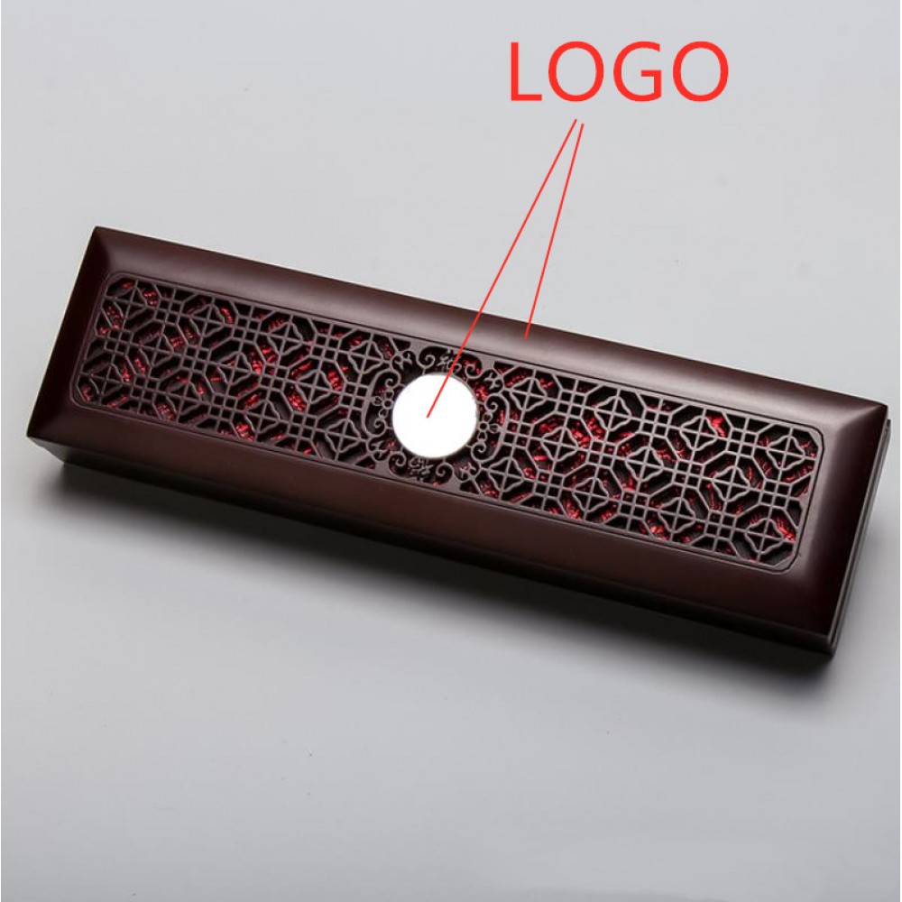 Custom Wooden Necklace Box Logo Branded Custom Wooden Necklace Box Logo Branded