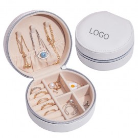 Small Round Box Jewelry Case Custom Imprinted  Small Round Box Jewelry Case Custom Imprinted