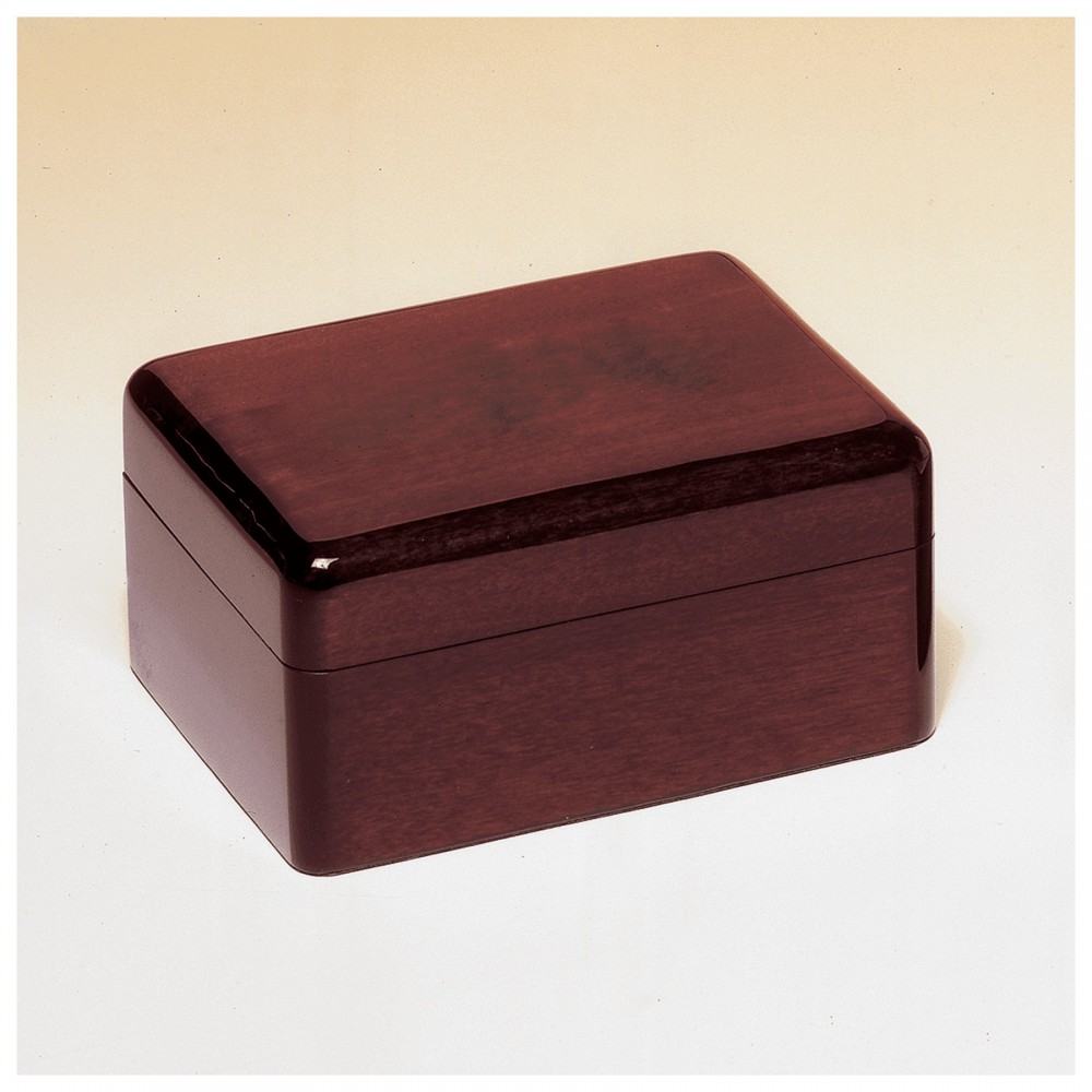 Rosewood Piano Finish Jewelry Box with Felt Lining - JWL13 Custom Printed