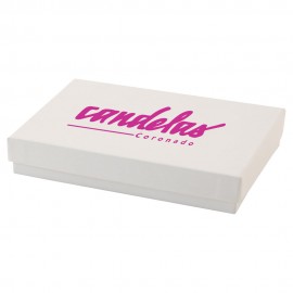 Natural Kraft or White Jewelry Box (5.25"x3.75"x7/8") Custom Printed  Natural Kraft or White Jewelry Box (5.25"x3.75"x7/8") Custom Printed