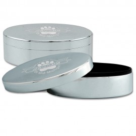 Custom Imprinted Oval Jewelry Box  Custom Imprinted Oval Jewelry Box