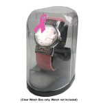 Plastic Watch Box w/ Watch Holder Custom Imprinted