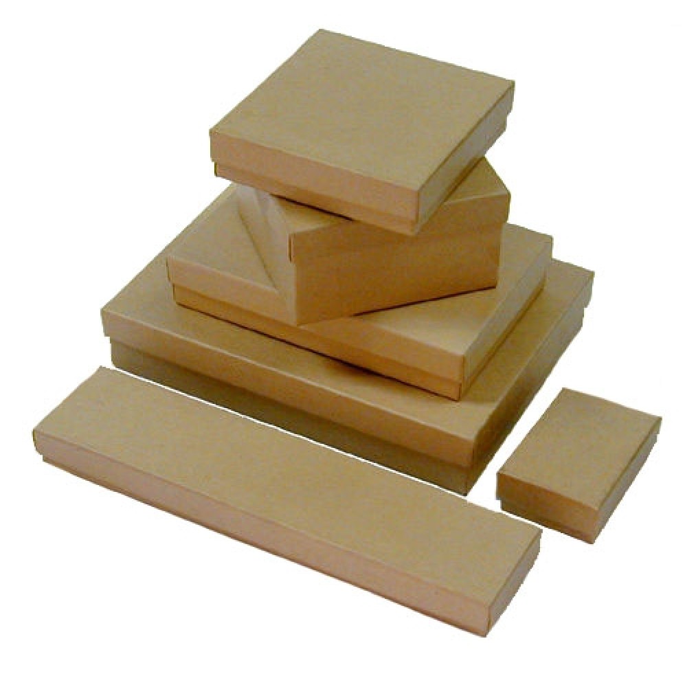 Custom Printed Jewelry Boxes (8"x5.5"x1.25") (Tan Kraft) Custom Printed Jewelry Boxes (8"x5.5"x1.25") (Tan Kraft)