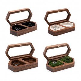 Wooden Ring Box Custom Imprinted