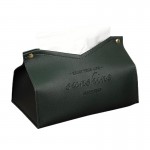7*4 Inch PU Leather Tissue Box Custom Imprinted