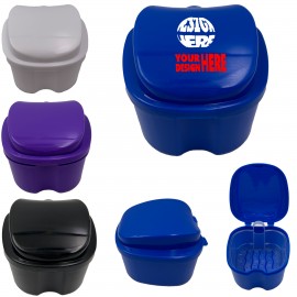 Denture Bath Case Cup Box Holder Logo Branded  Denture Bath Case Cup Box Holder Logo Branded